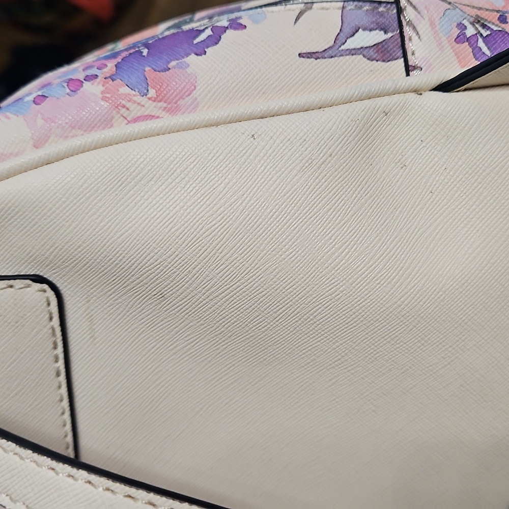 Guess Pink and Purple Floral Backpack - Picture 5 of 13